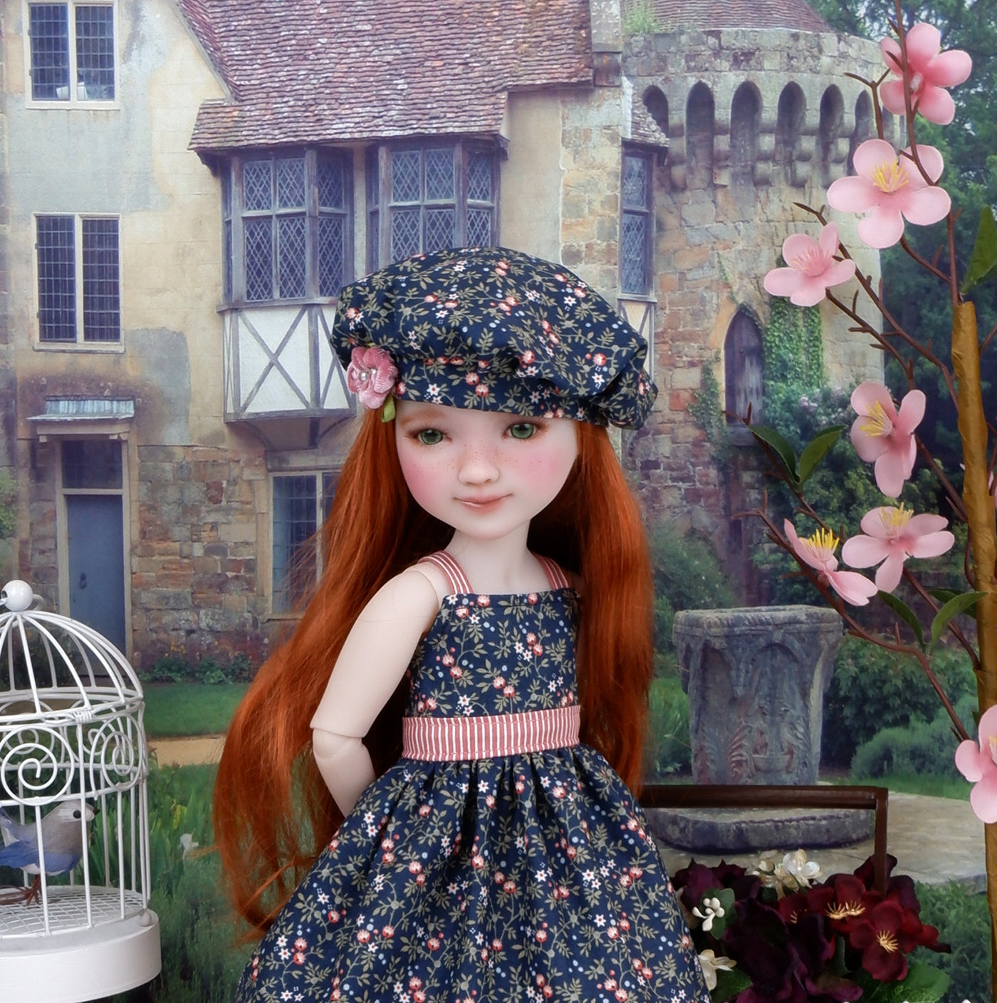Flowering Autumn - dress with shoes for Ruby Red Fashion Friends doll