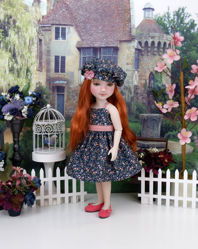 Flowering Autumn - dress with shoes for Ruby Red Fashion Friends doll