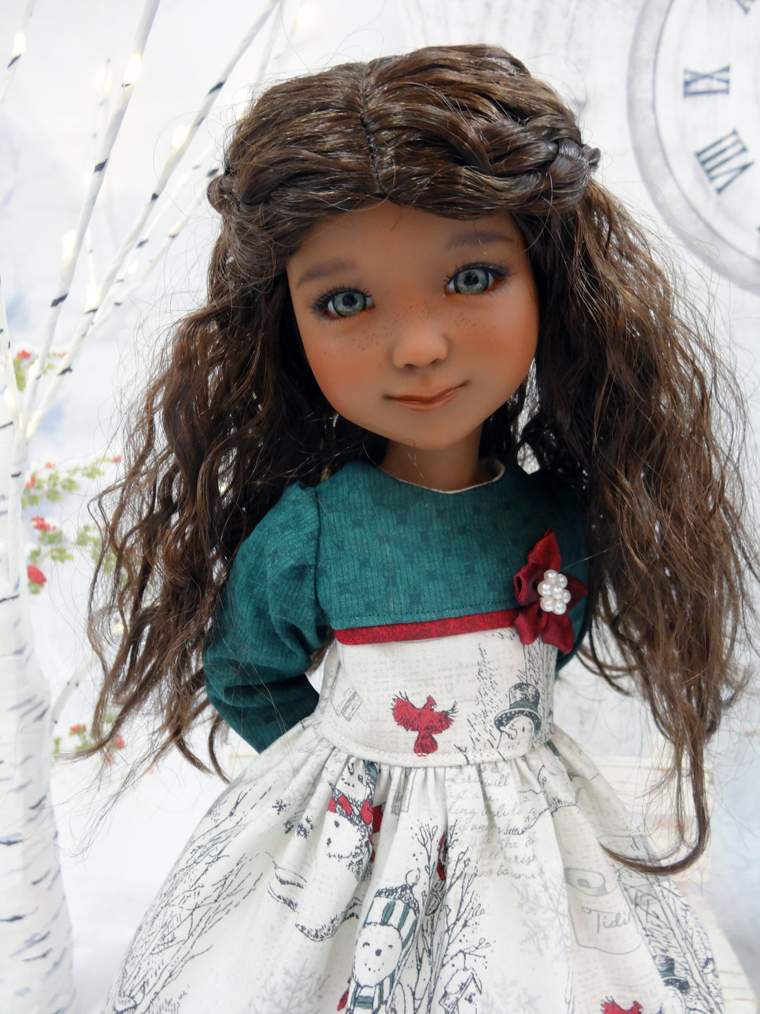 Forest Snowman - dress for Ruby Red Fashion Friends doll