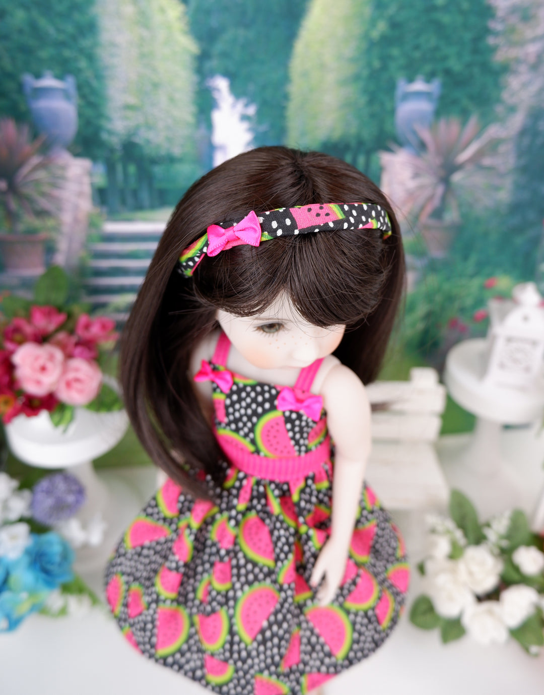 Fresh Watermelon - dress with shoes for Ruby Red Fashion Friends doll