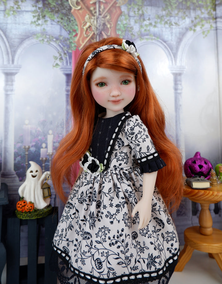 Frightening Filigree - dress with shoes for Ruby Red Fashion Friends doll