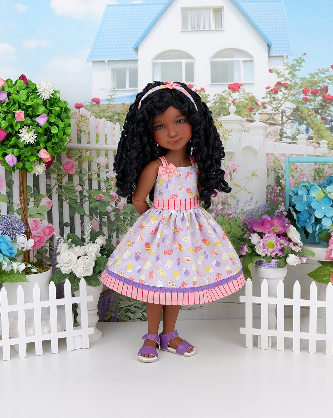 Frozen Treats - dress with shoes for Ruby Red Fashion Friends doll