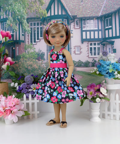 Garden Brights - dress with shoes for Ruby Red Fashion Friends doll