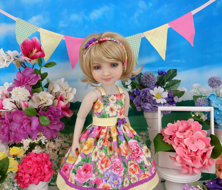 Garden in Bloom - dress with shoes for Ruby Red Fashion Friends doll