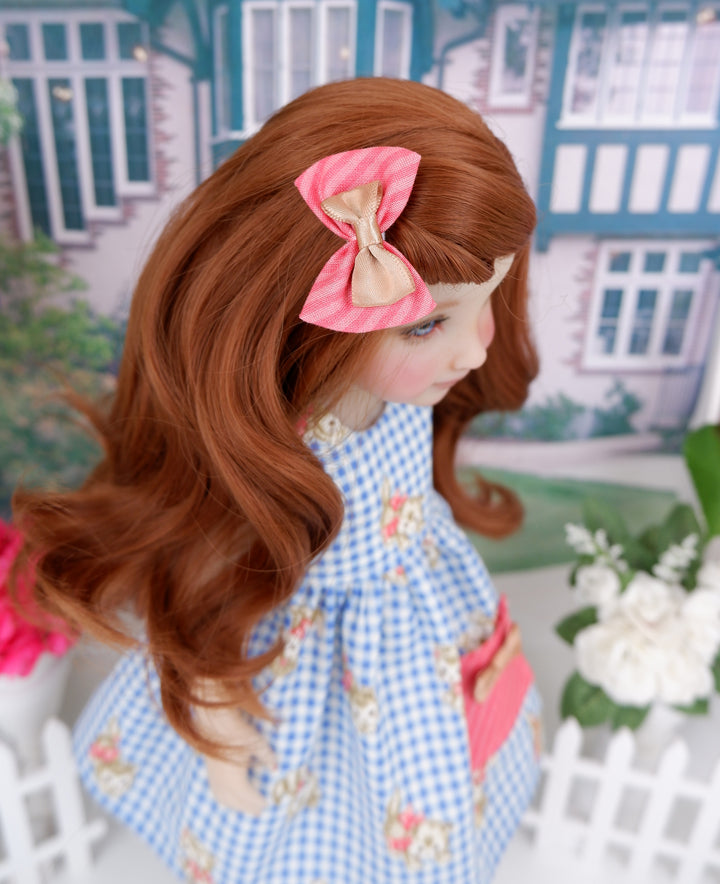 Gingham Kitty - dress with shoes for Ruby Red Fashion Friends doll