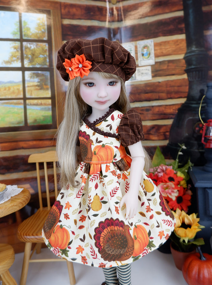 Give Thanks - dress with shoes for Ruby Red Fashion Friends doll