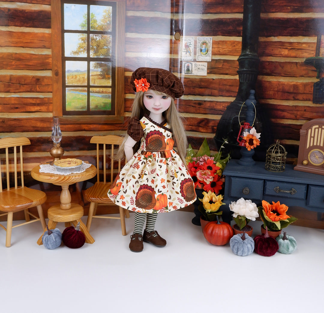 Give Thanks - dress with shoes for Ruby Red Fashion Friends doll