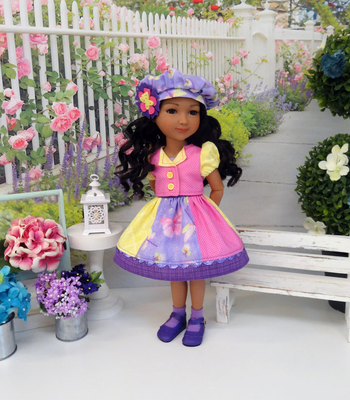 Glittering Butterfly - dress & jacket for Ruby Red Fashion Friends doll