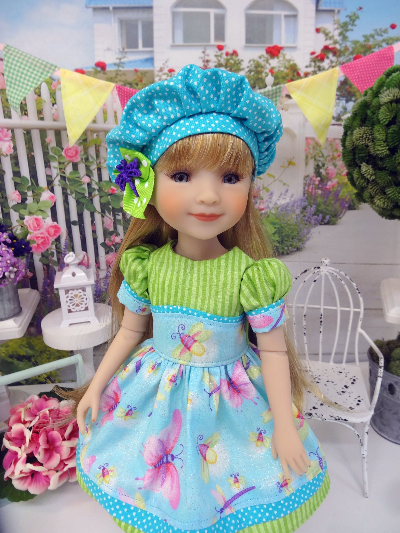 Glittering Dragonfly - dress for Ruby Red Fashion Friends doll