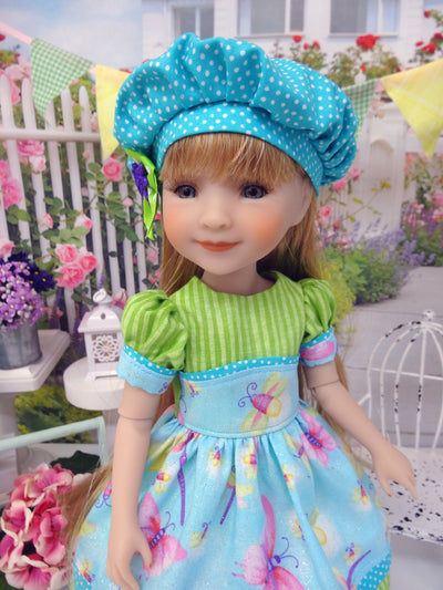 Glittering Dragonfly - dress for Ruby Red Fashion Friends doll