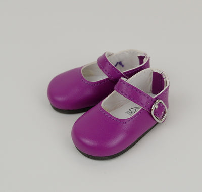 Simple Mary Jane Shoes - Grape
