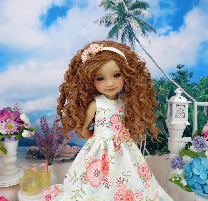 Great Coral Reef - dress with shoes for Ruby Red Fashion Friends doll