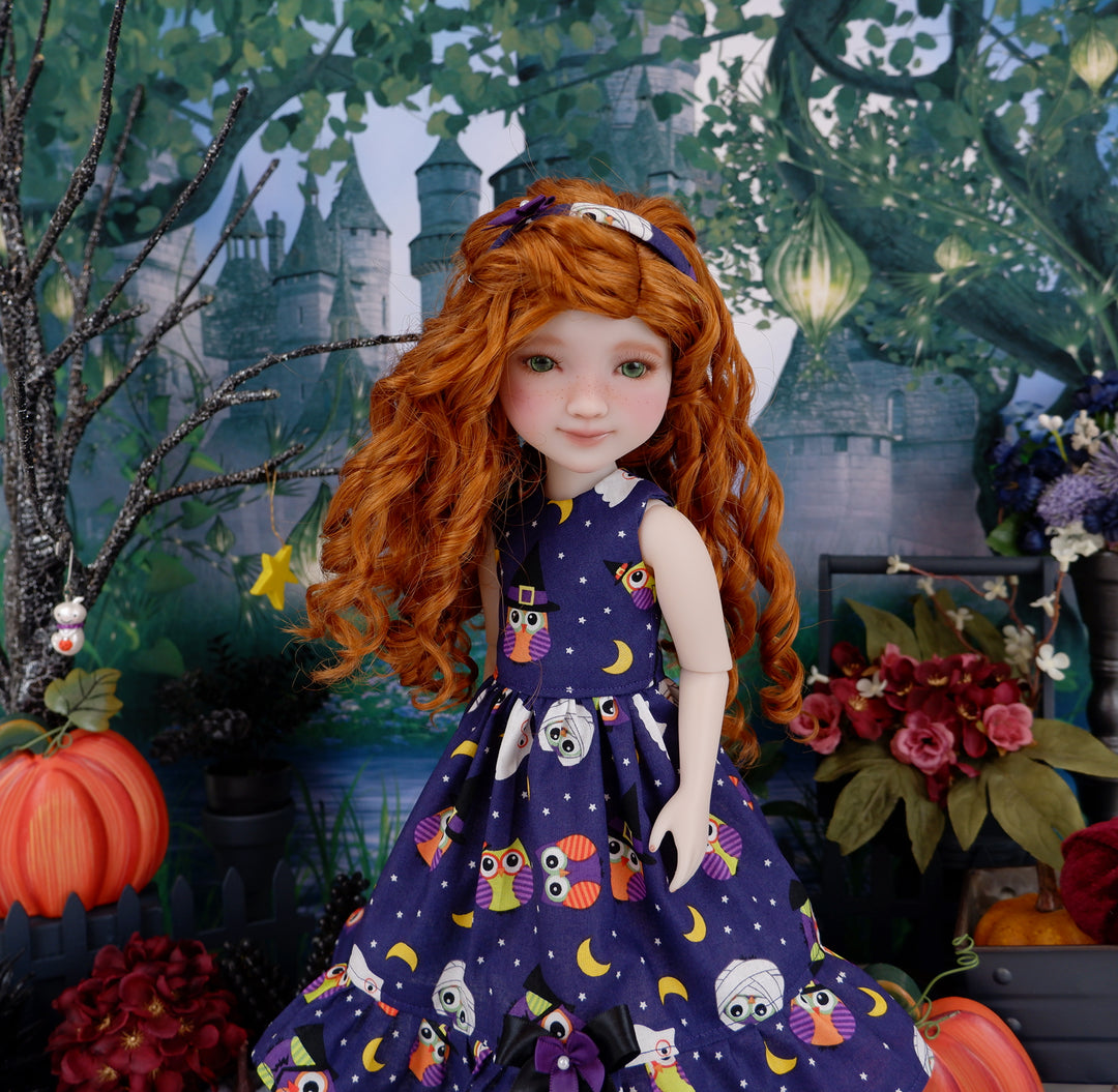 Halloween Owls - dress with shoes for Ruby Red Fashion Friends doll