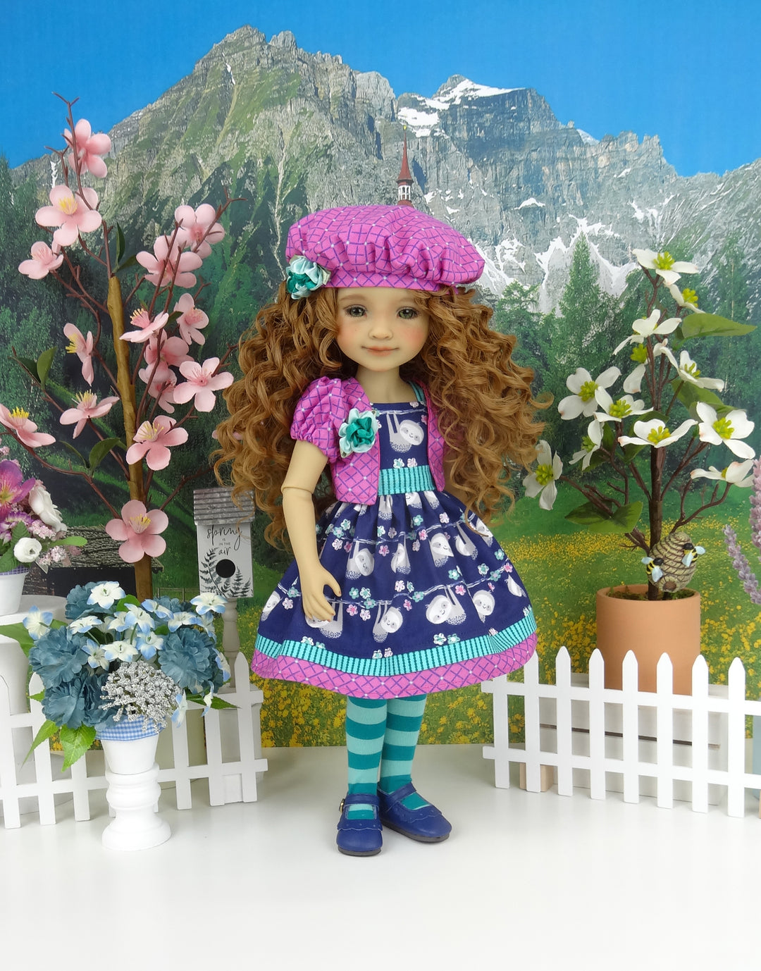 Hanging Around - dress & jacket with shoes for Ruby Red Fashion Friends doll