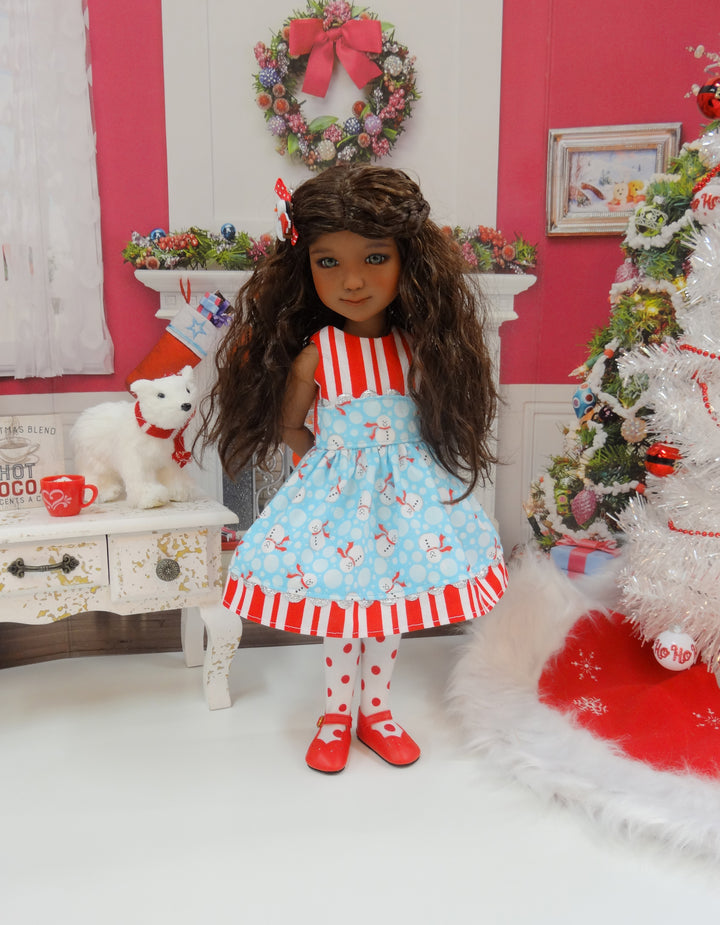 Happy Snowman - dress for Ruby Red Fashion Friends doll
