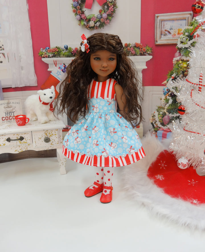Happy Snowman - dress for Ruby Red Fashion Friends doll
