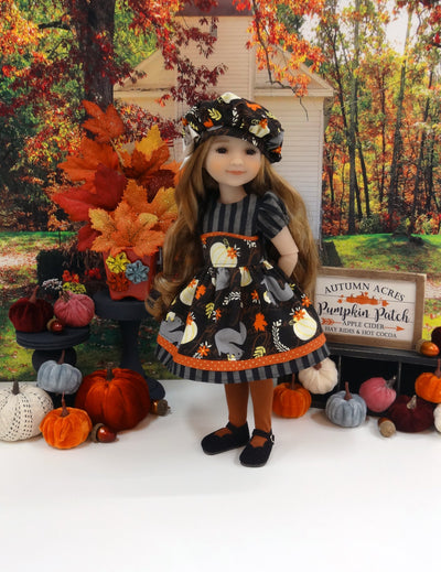 Harvest Squirrel - dress for Ruby Red Fashion Friends doll