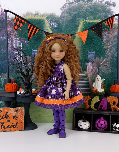 Haunted Halloween - dress with shoes for Ruby Red Fashion Friends doll