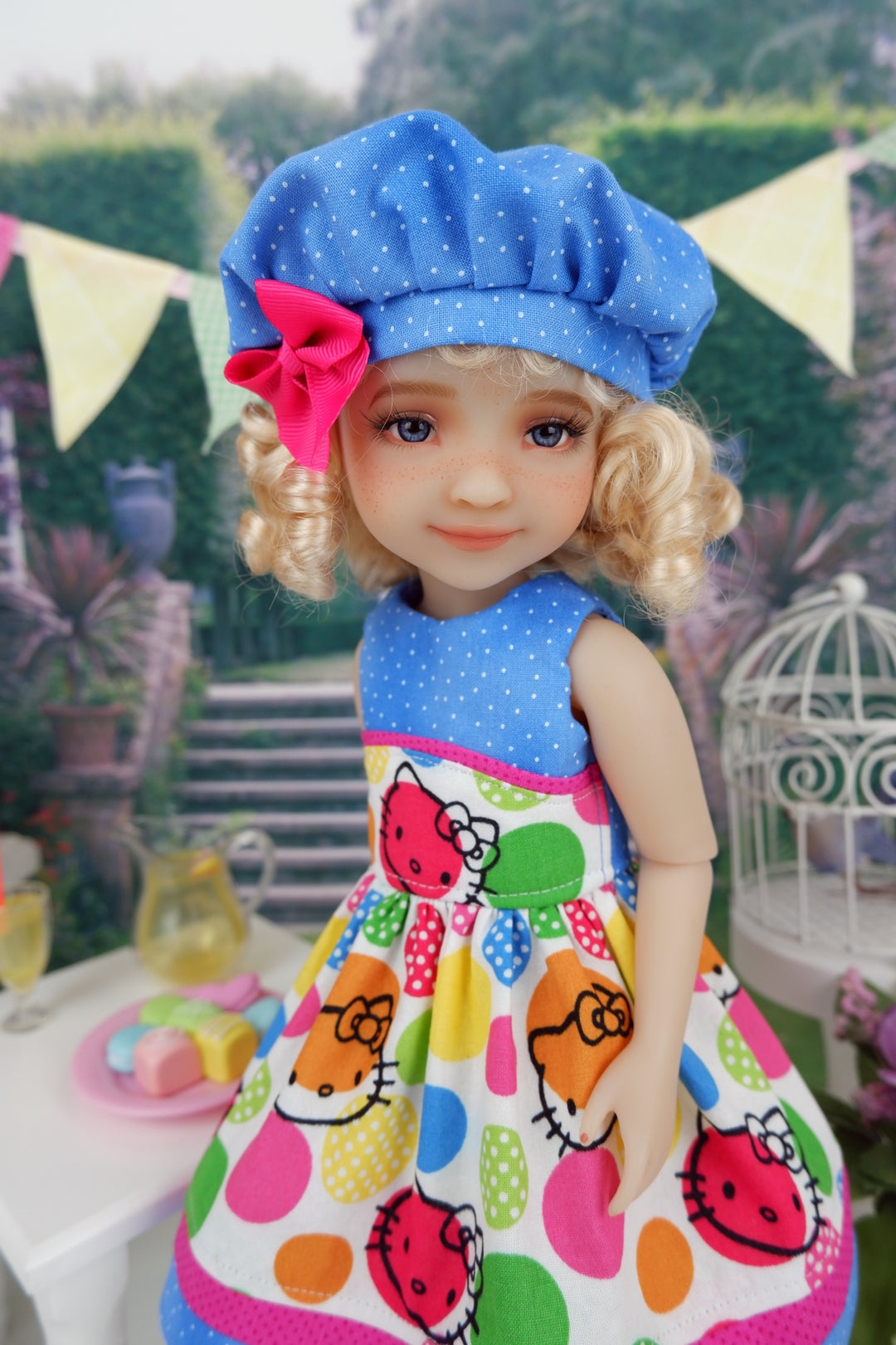 Hello Kitty Dots - dress with shoes for Ruby Red Fashion Friends doll