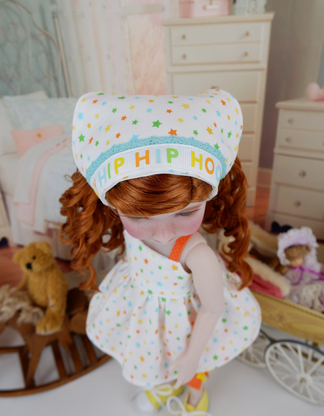 Hip Hip Hooray - top & capris with shoes for Ruby Red Fashion Friends doll