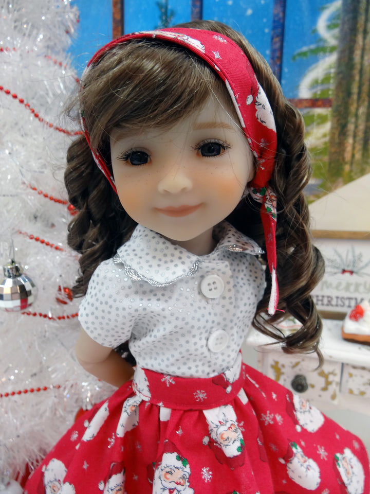 Ho Ho Ho - blouse & skirt for Ruby Red Fashion Friends doll