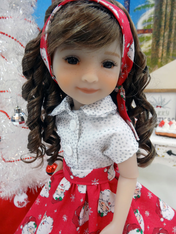 Ho Ho Ho - blouse & skirt for Ruby Red Fashion Friends doll