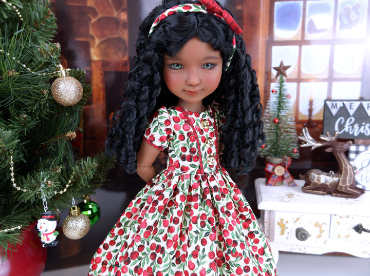 Holiday Berries - Victorian dress & boots for Ruby Red Fashion Friends doll