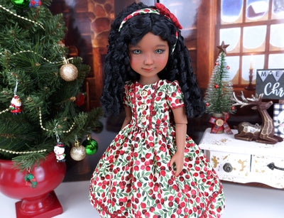 Holiday Berries - Victorian dress & boots for Ruby Red Fashion Friends doll