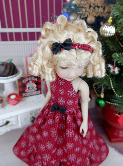 Holiday Snowflakes - dress with shoes for Ruby Red Fashion Friends doll
