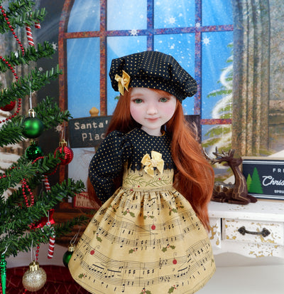Holiday Tune - dress with shoes for Ruby Red Fashion Friends doll