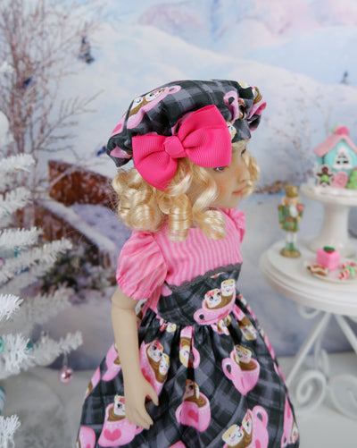 Hot Cocoa Cutie - dress and shoes for Ruby Red Fashion Friends doll