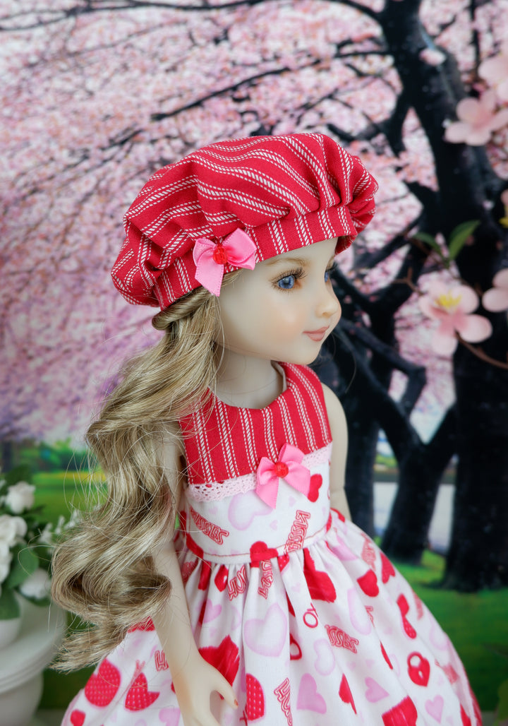 Hugs & Kisses - dress with shoes for Ruby Red Fashion Friends doll