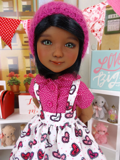 In Love - blouse & jumper with shoes for Ruby Red Fashion Friends doll