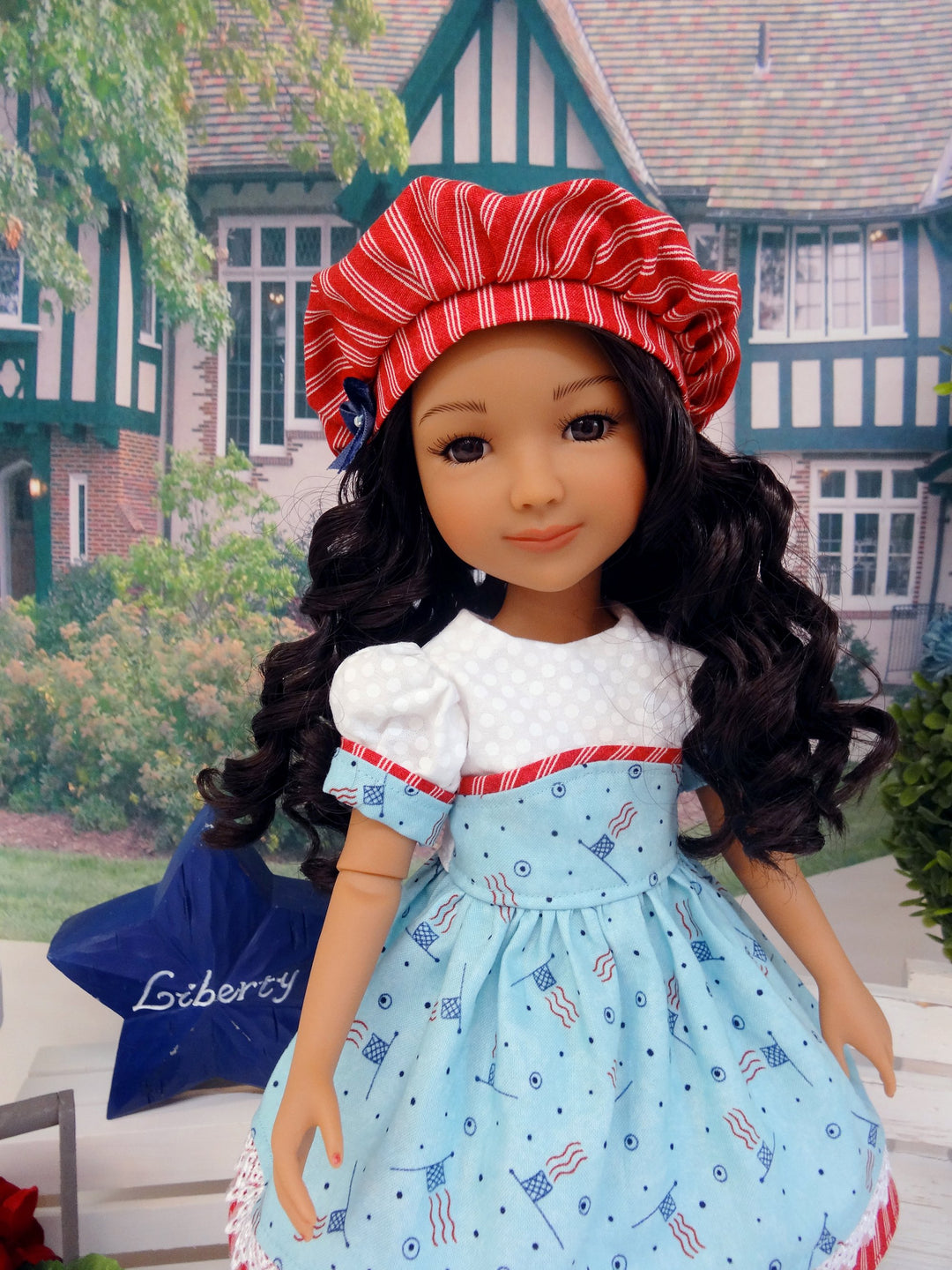 Independence Flag - dress for Ruby Red Fashion Friends doll