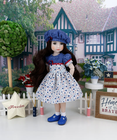Independence Stars - dress and shoes for Ruby Red Fashion Friends doll