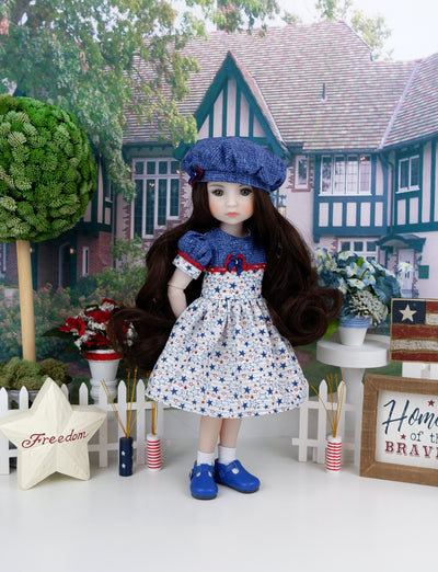 Independence Stars - dress and shoes for Ruby Red Fashion Friends doll