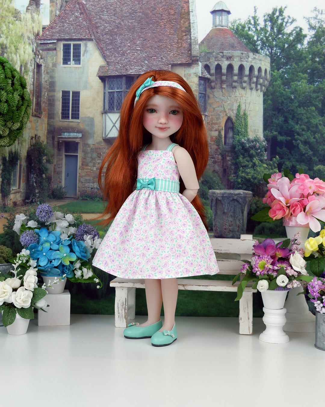 Innocent Rose - dress with shoes for Ruby Red Fashion Friends doll