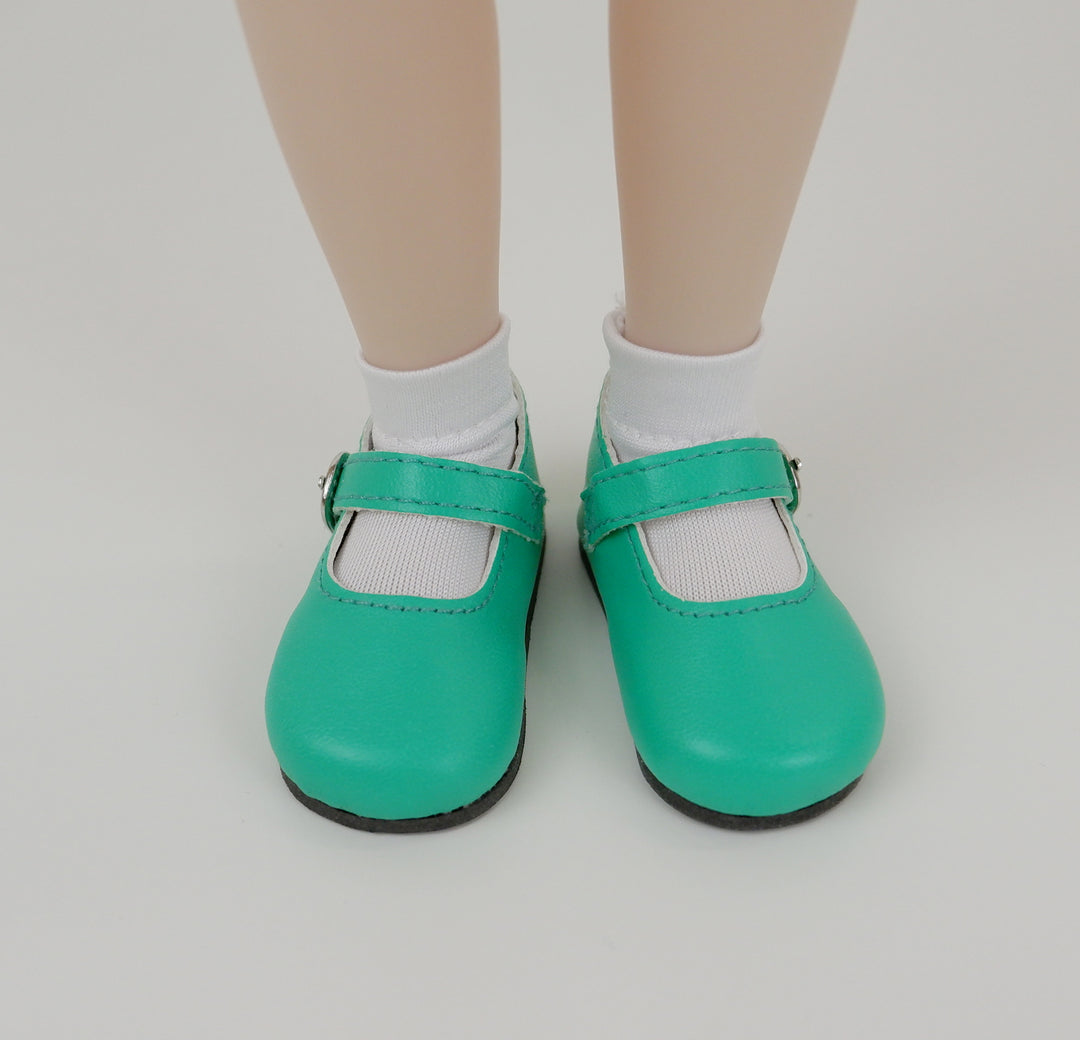 FACTORY SECONDS Simple Mary Jane Shoes - Jade