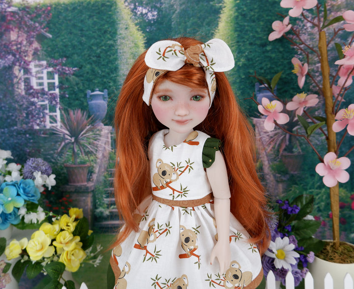 Koala Hugger - dress with shoes for Ruby Red Fashion Friends doll