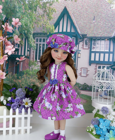 Lattice Rose - dress with shoes for Ruby Red Fashion Friends doll