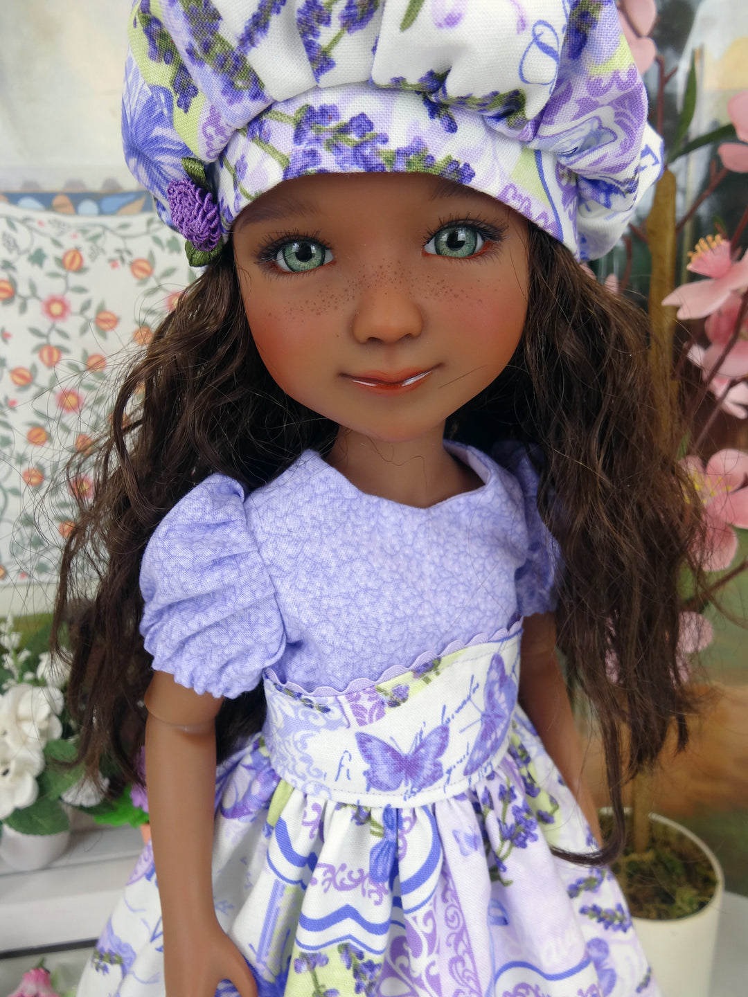 Lavender Market - dress and shoes for Ruby Red Fashion Friends doll
