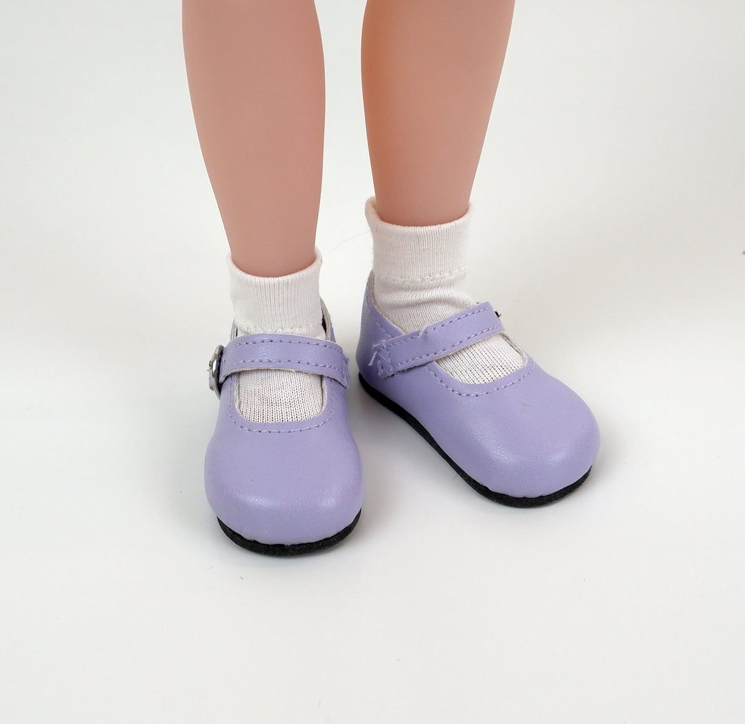 FACTORY SECONDS Simple Mary Jane Shoes - Lavender Mist