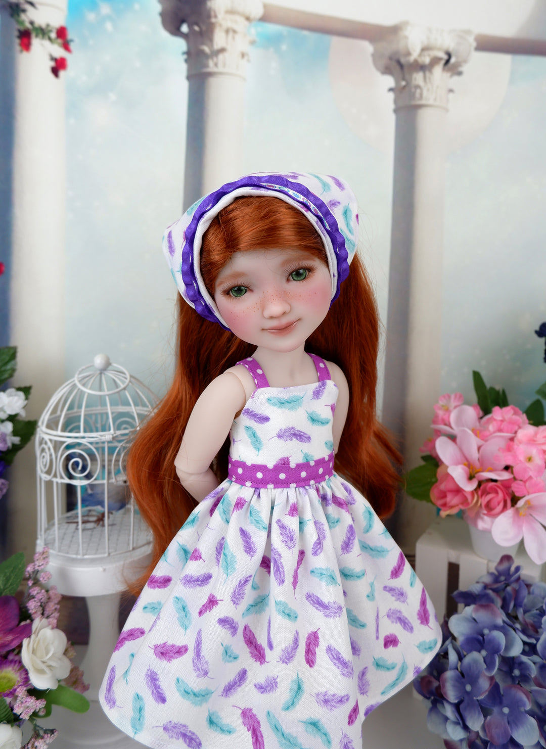 Light as a Feather - dress with shoes for Ruby Red Fashion Friends doll
