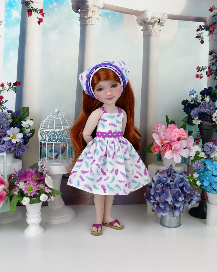 Light as a Feather - dress with shoes for Ruby Red Fashion Friends doll