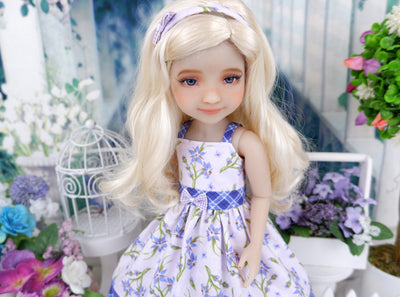 Lilac Larkspur - dress with shoes for Ruby Red Fashion Friends doll