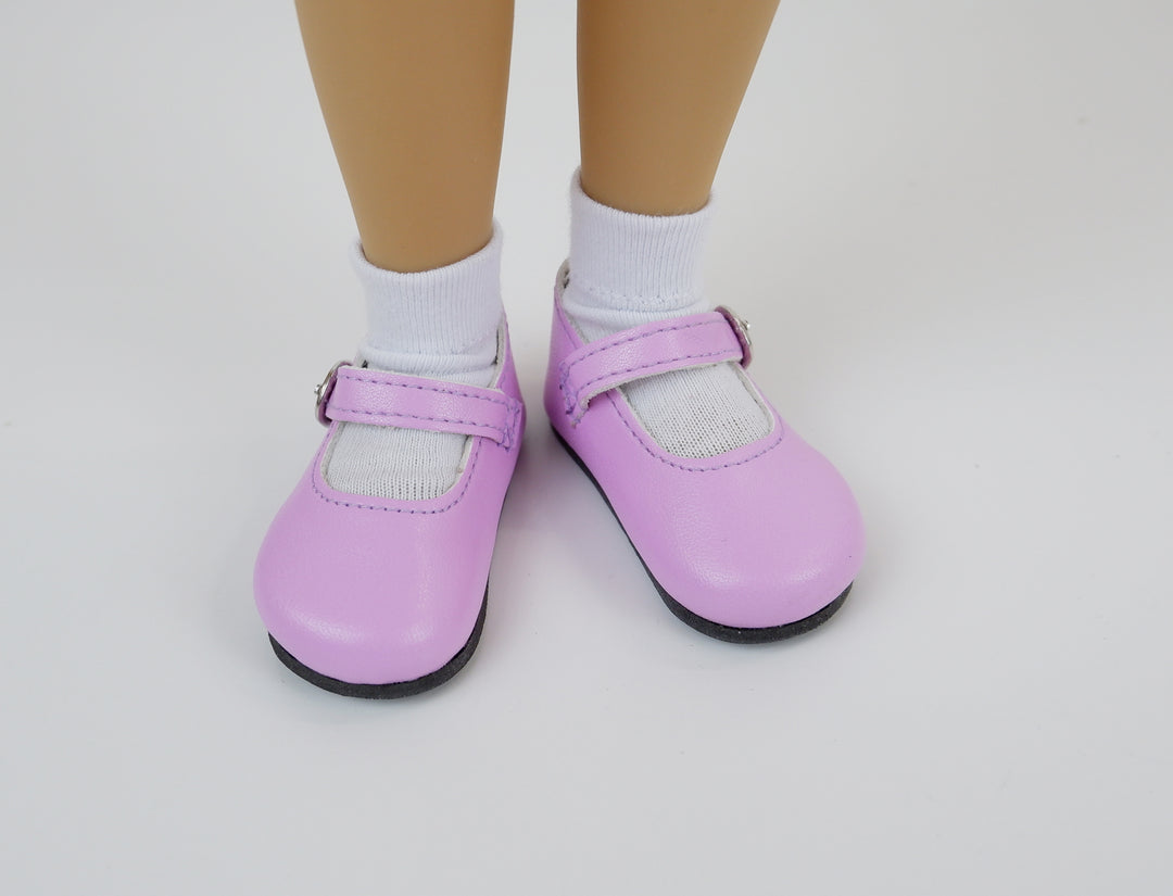 FACTORY SECONDS Simple Mary Jane Shoes - Lilac