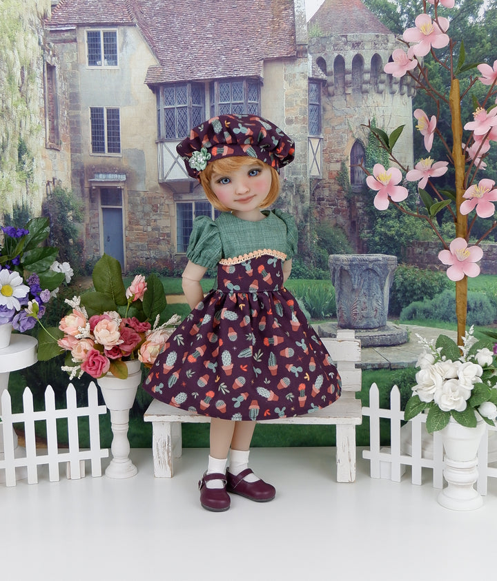 Little Cacti - dress and shoes for Ruby Red Fashion Friends doll
