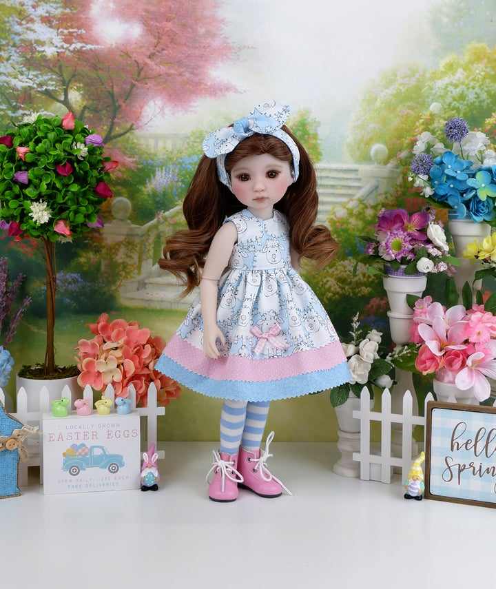 Little Lamb - dress with boots for Ruby Red Fashion Friends doll