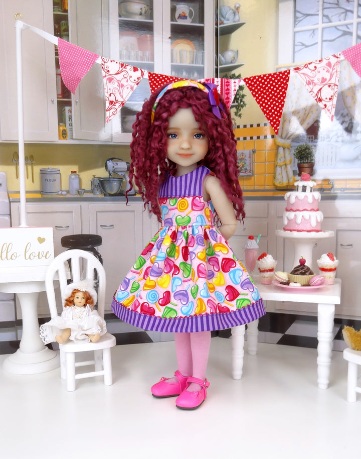 Lollipop, Lollipop - dress with shoes for Ruby Red Fashion Friends doll