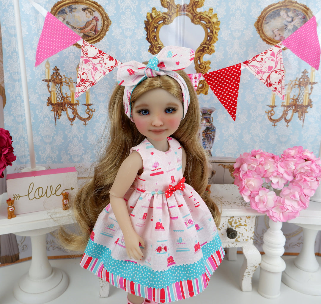 Love Doves - dress with boots for Ruby Red Fashion Friends doll